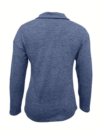 Lara | Zip Collar Knit Sweater