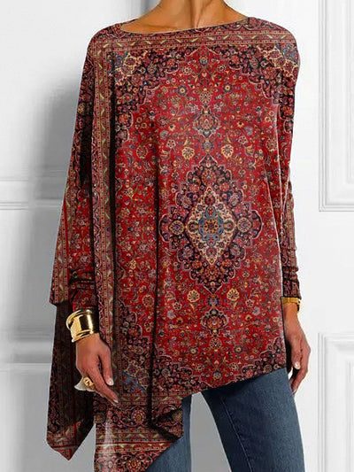 Addison | Artistic Patterned Blouse