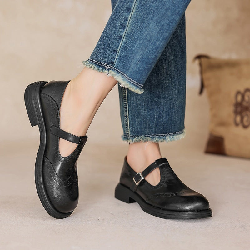 Bonnie | Vintage leather Mary Janes