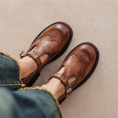 Bonnie | Vintage leather Mary Janes