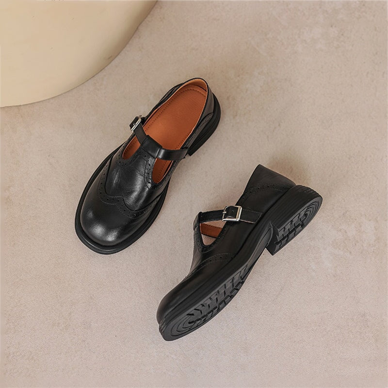 Bonnie | Vintage leather Mary Janes