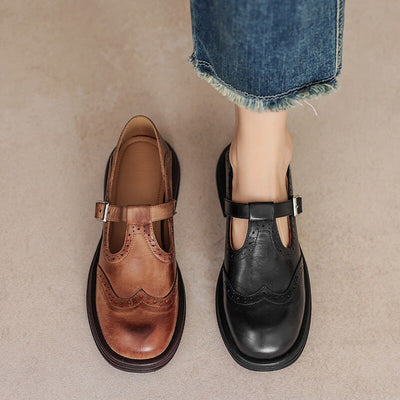 Bonnie | Vintage leather Mary Janes